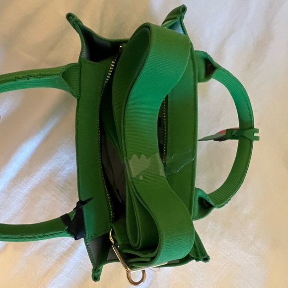 Kate Spade Green and White Striped Tote - Picture 5 of 6